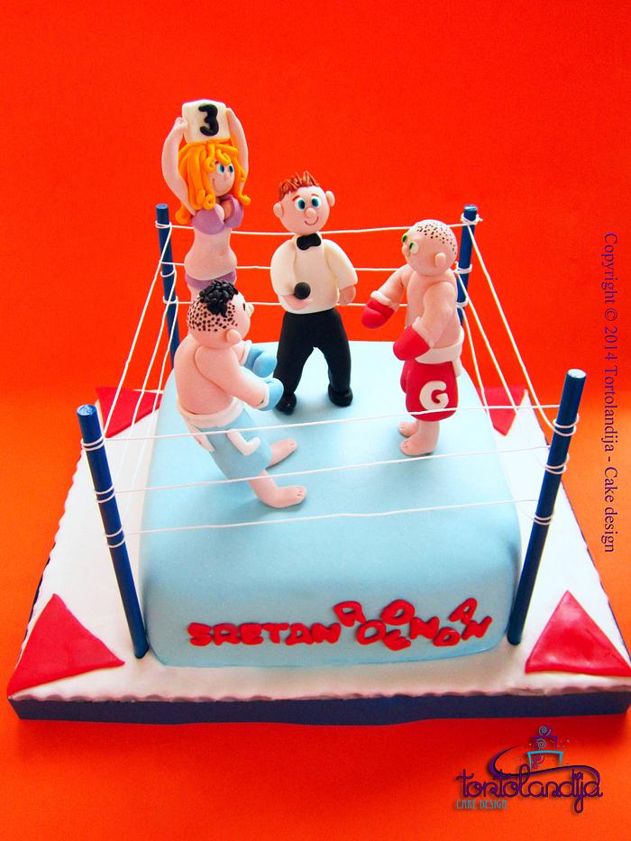 Kickbox cake