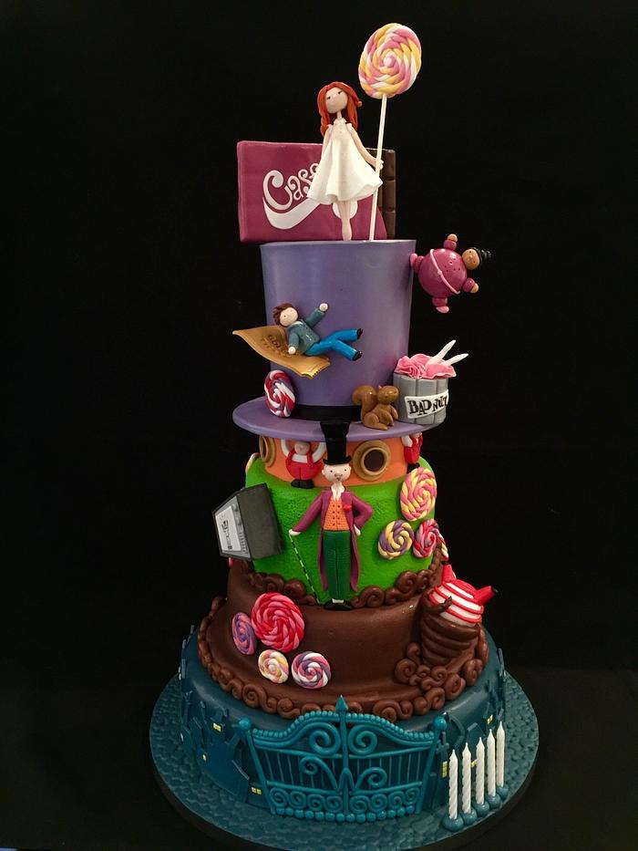 Charlie and the chocolate factory cake