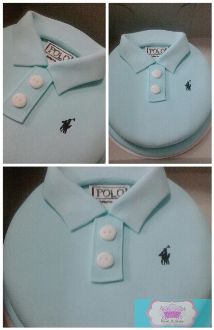 polo shirt cake