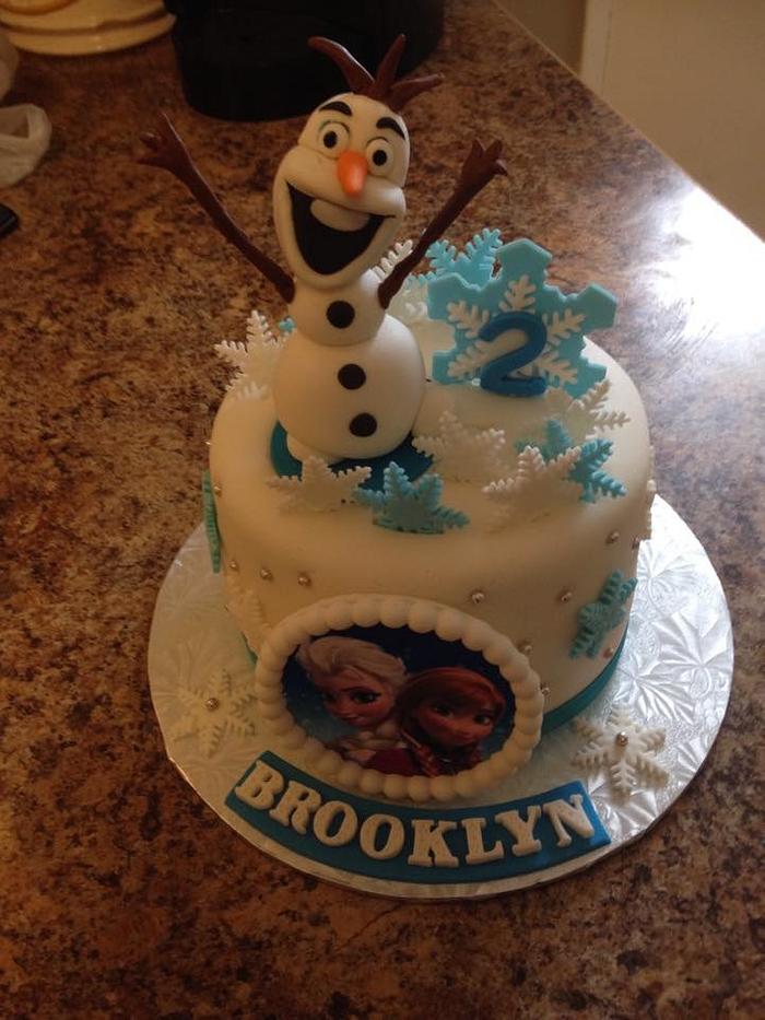 Olaf Frozen Cake