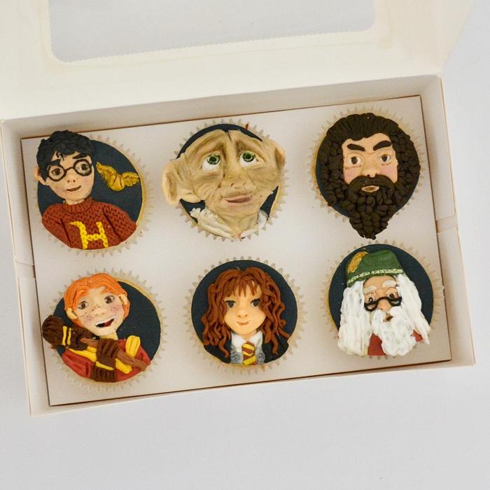 Harry Potter Character Cupcakes