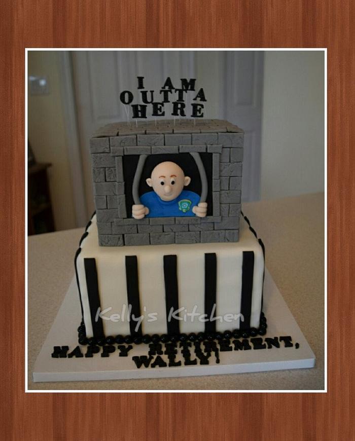 Correctional Services Officer Retirement Cake