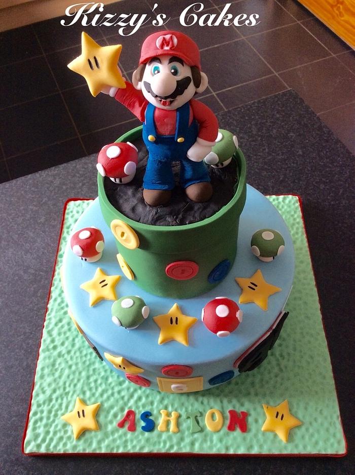 Mario Cake; complete. 