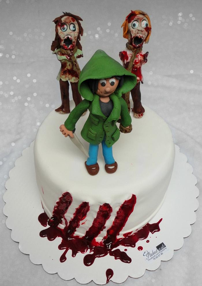 The Walking Dead cake