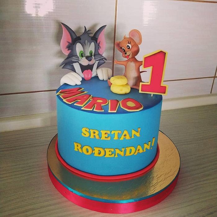 Tom and Jerry cake