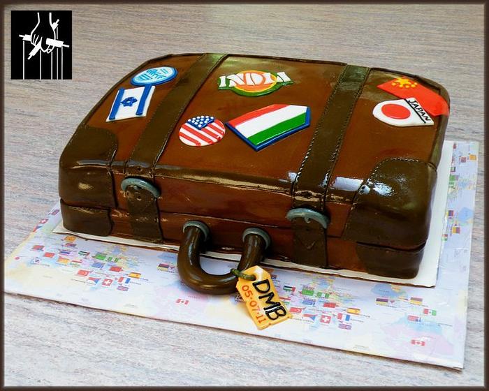 AROUND THE WORLD IN A DAY CAKE