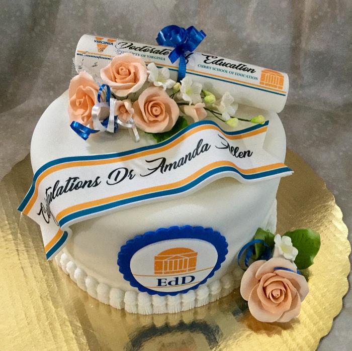 UVA PhD Education Cake