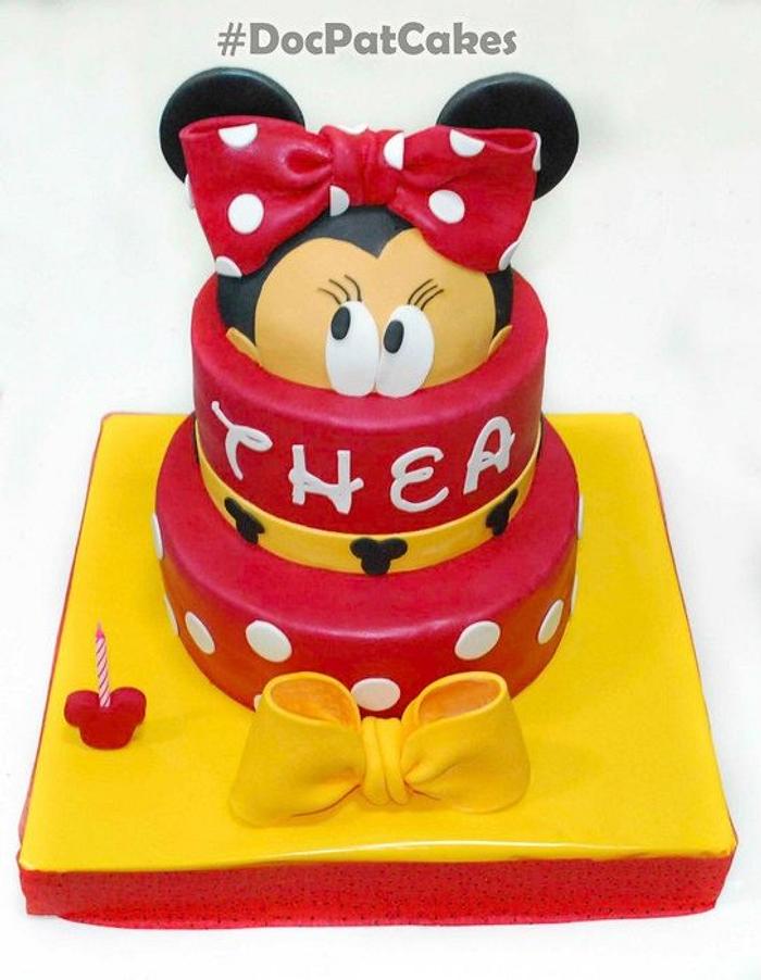 Mini Mouse Themed Cake