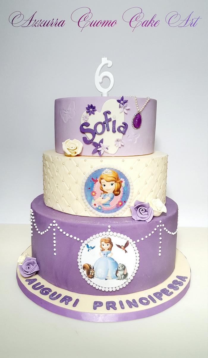 Sofia the first birthday cake for...Sofia!❤