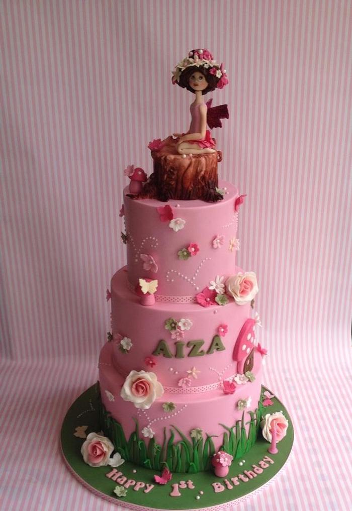 Woodland fairy Birthday cake
