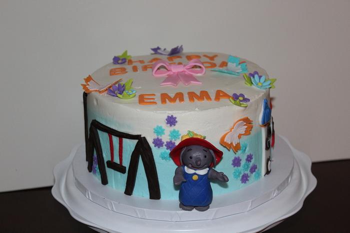 Ella the Elephant Birthday Cake