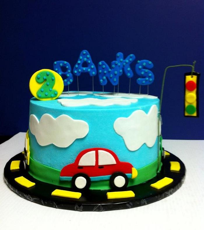 Transportation cake
