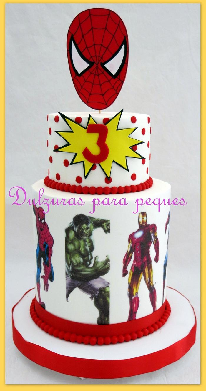 Super hero cake