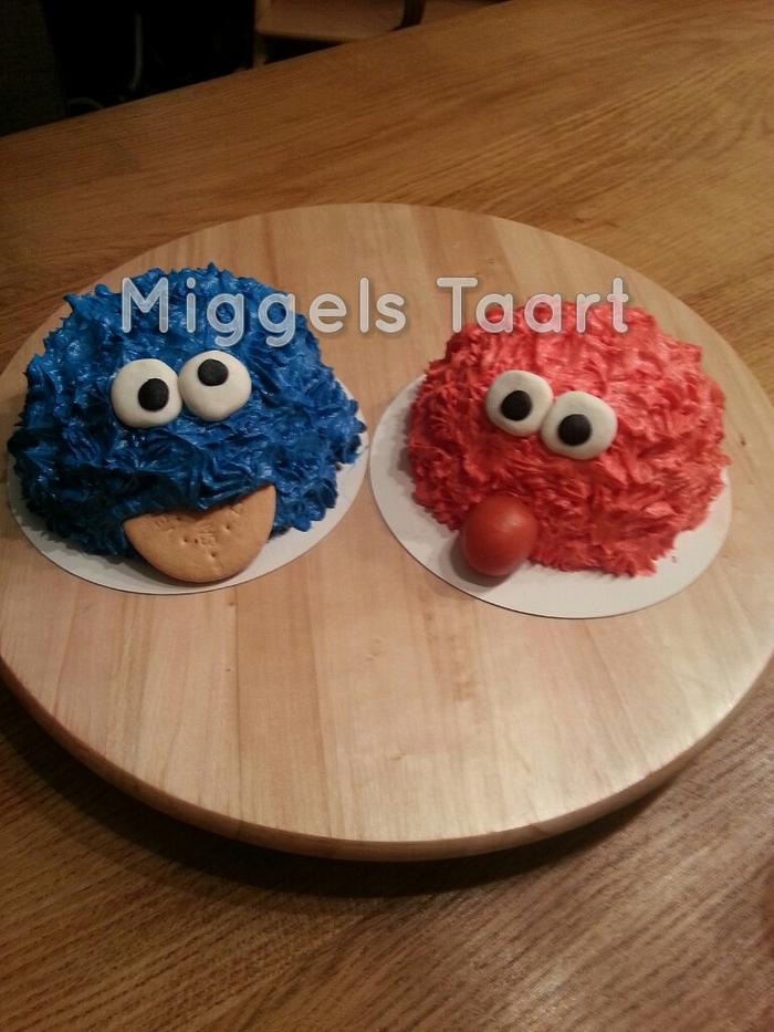 cookiemonster and elmo