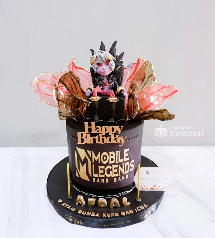 Mobile Legends Cake with Hidden Money