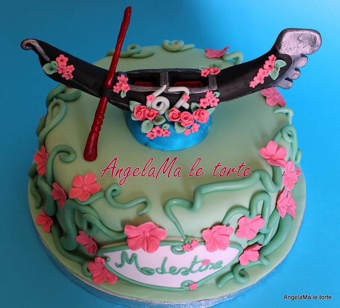 gondola cake