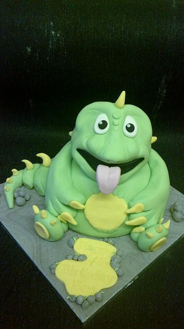 3d dinosaur cake 