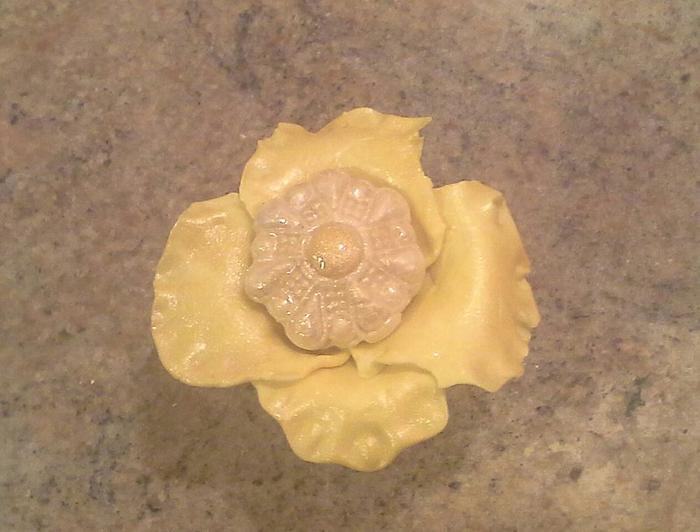 Fantasy Flower with Broach Centre