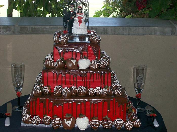 Til Death Do Us Part Wedding Cake