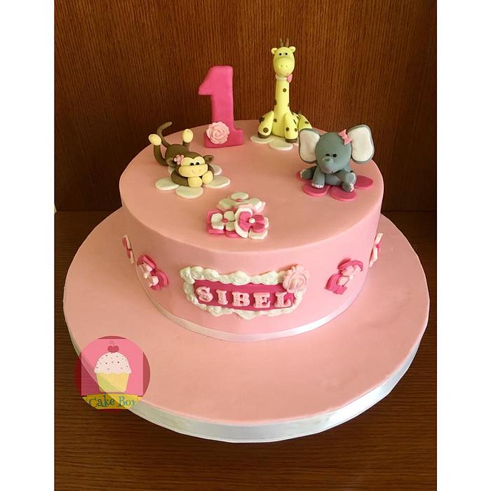 Birthday Animal Cake