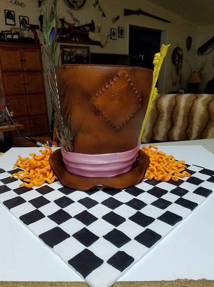 Mad Hatter Hat Cake