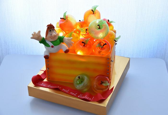 apple box cake