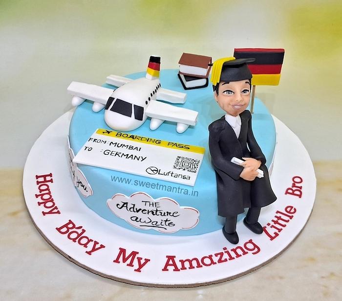 Graduation in Germany cake