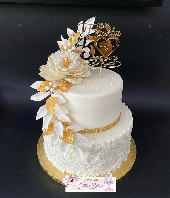 wedding anniversary cake 