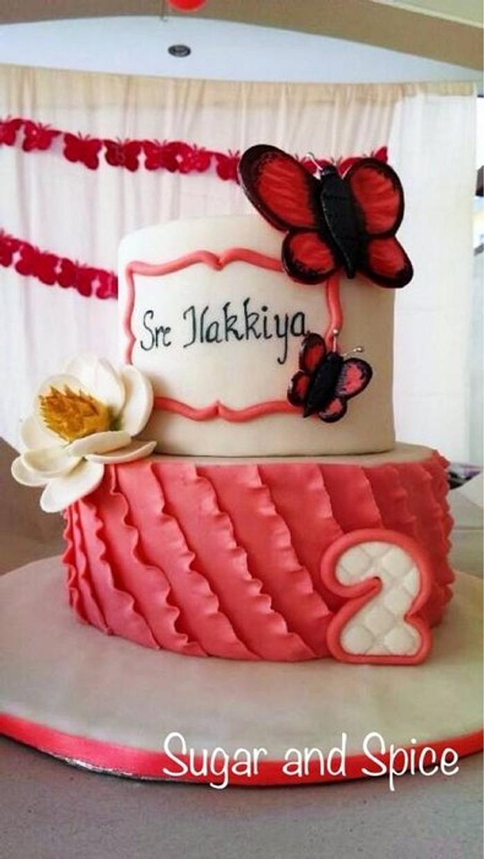 Butterfly cake 