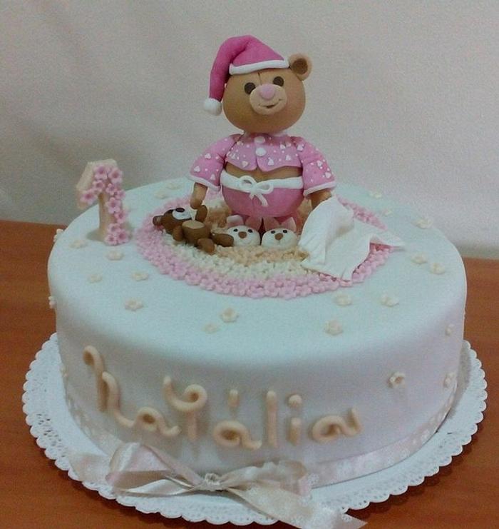 children teddy bear cake
