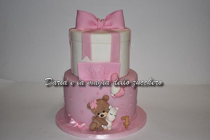 Teddy bear cake