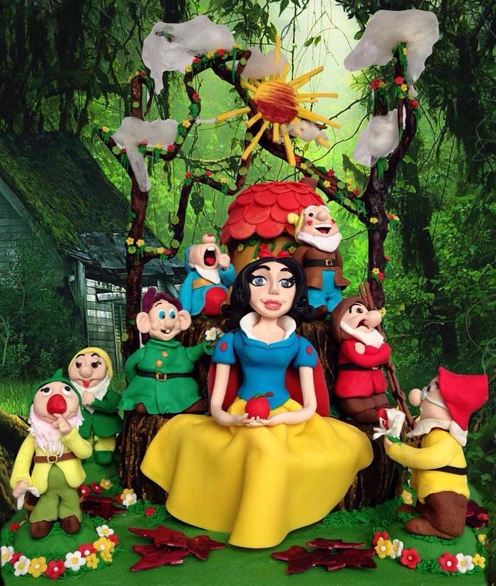 The Snow White and the seven dwarfs