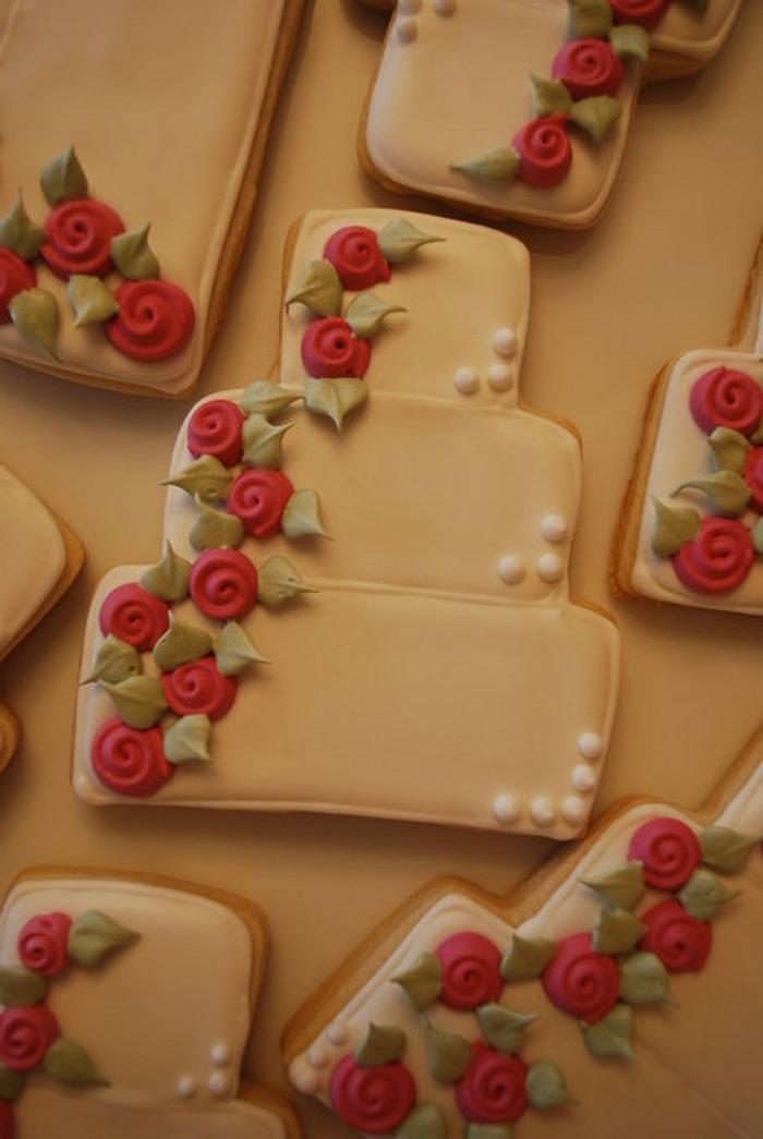 Wedding Cake Cookies!