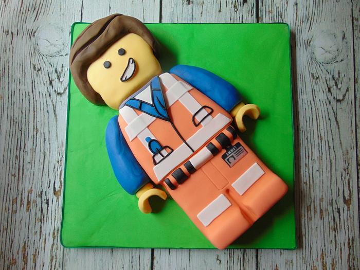 Lego Emmet cake