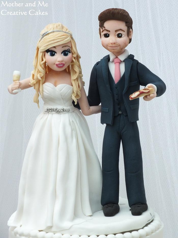 Two sided Wedding Cake/ Reveal Cake