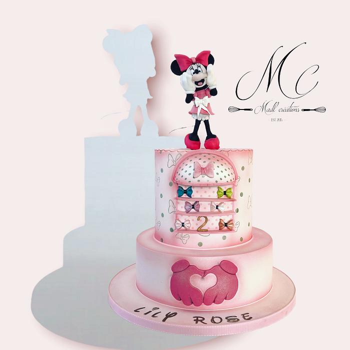 Minnie boutique cake 