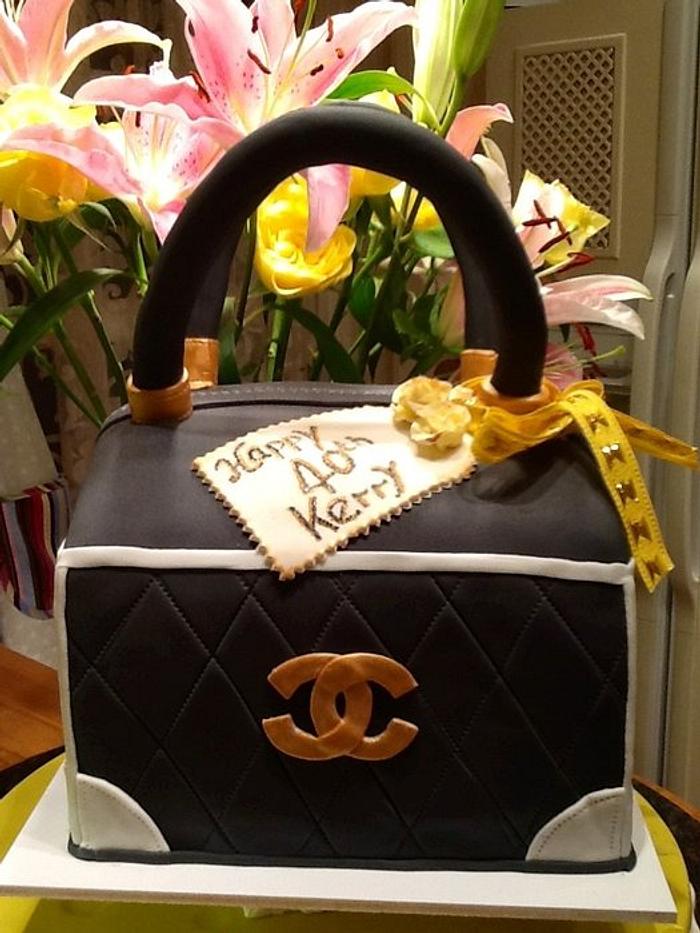 The designer handbag Cake