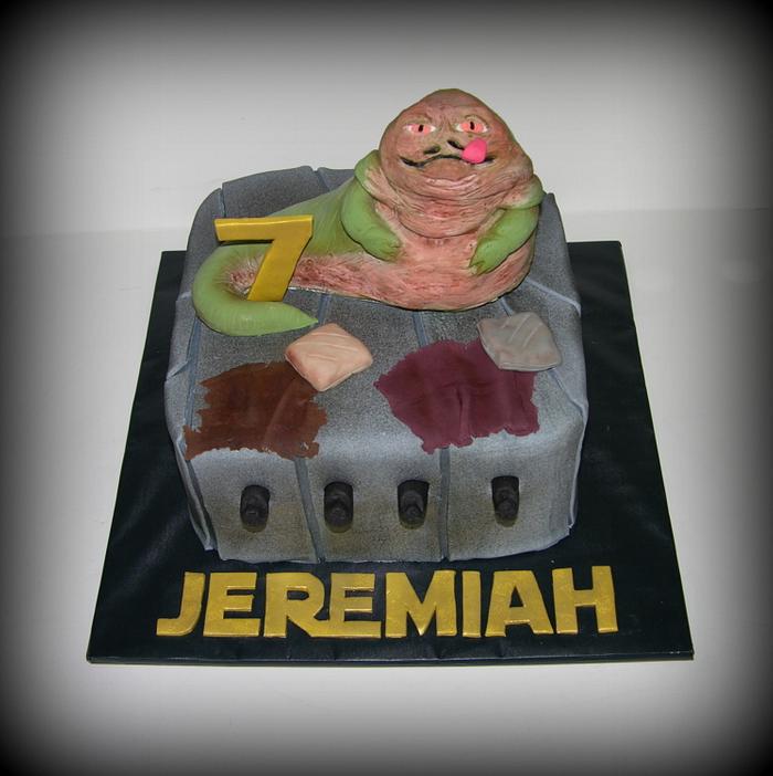 Jabba the Hutt Birthday Cake
