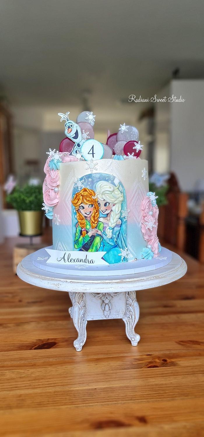 Cake "Frozen"