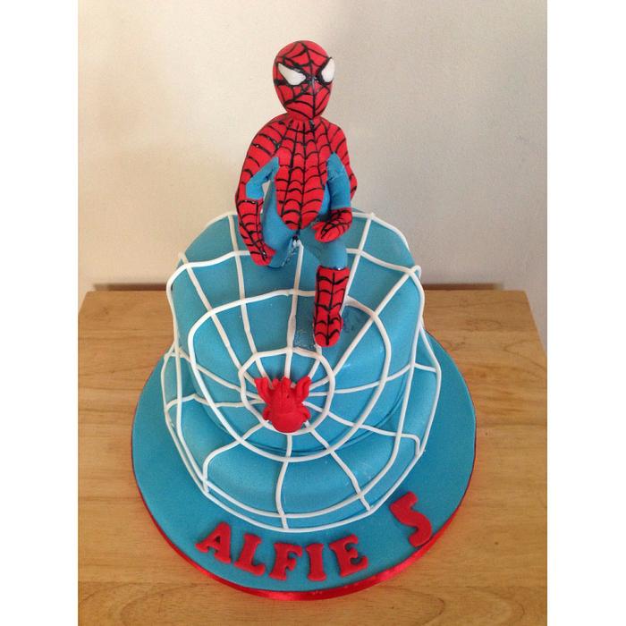 Spiderman cake 