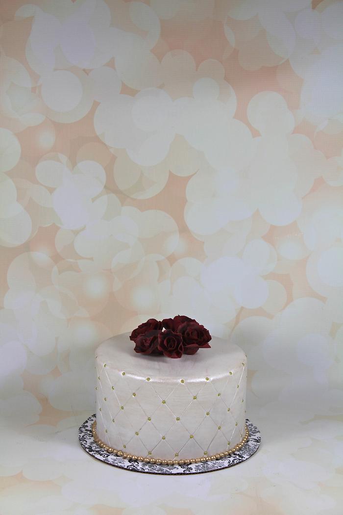 elegant birthday cake