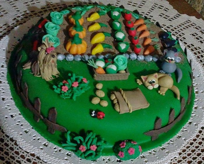 garden cake