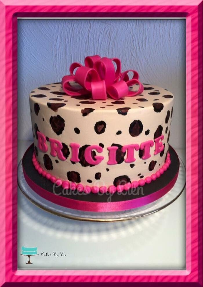 A leopard cake! 