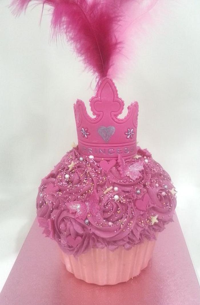 Princess giant cupcake