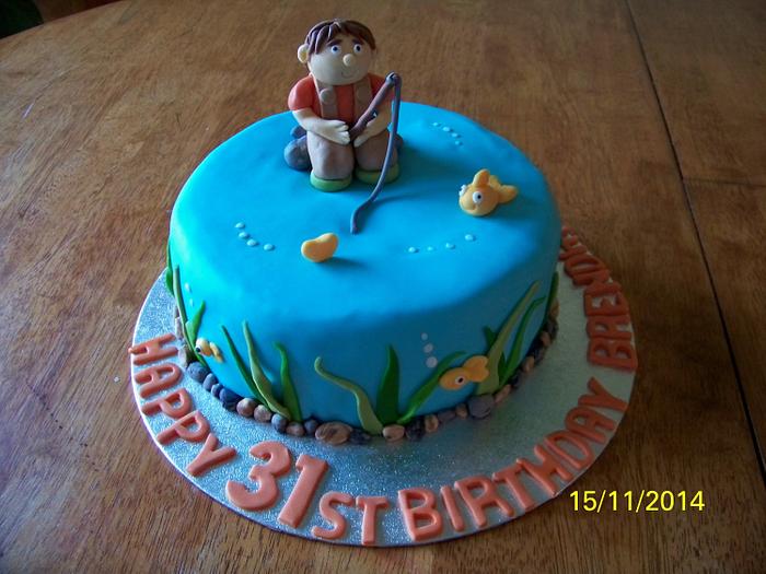 Fishing Cake, inspired by Sandra's cakes.