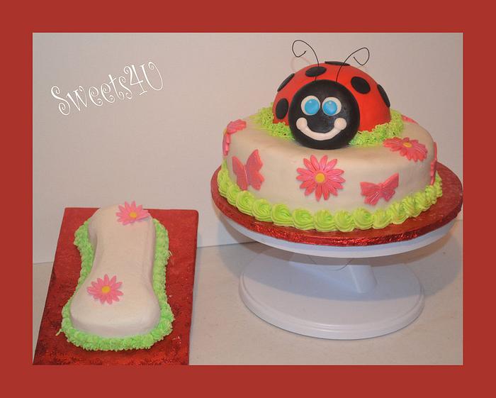 MY First Ladybug cake