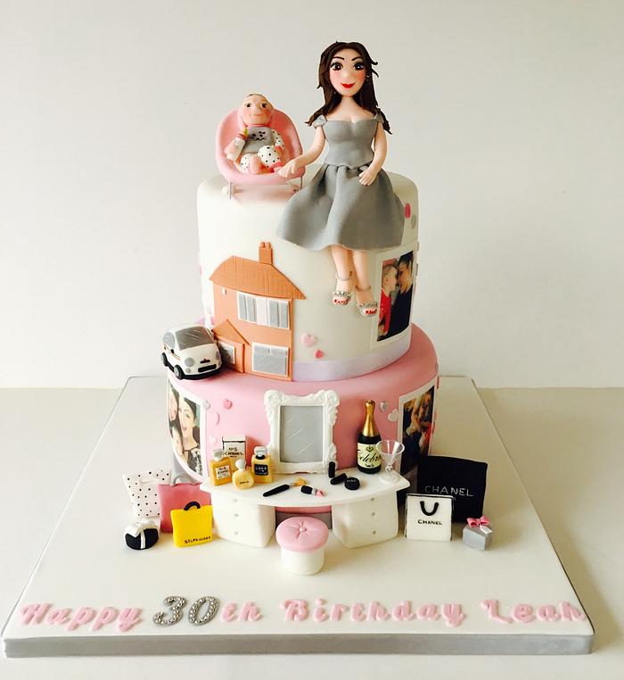 30th birthday favourite things cake 