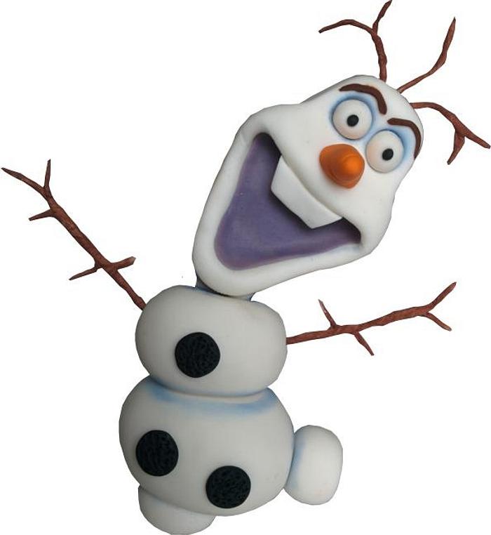 Olaf. Cake Topper