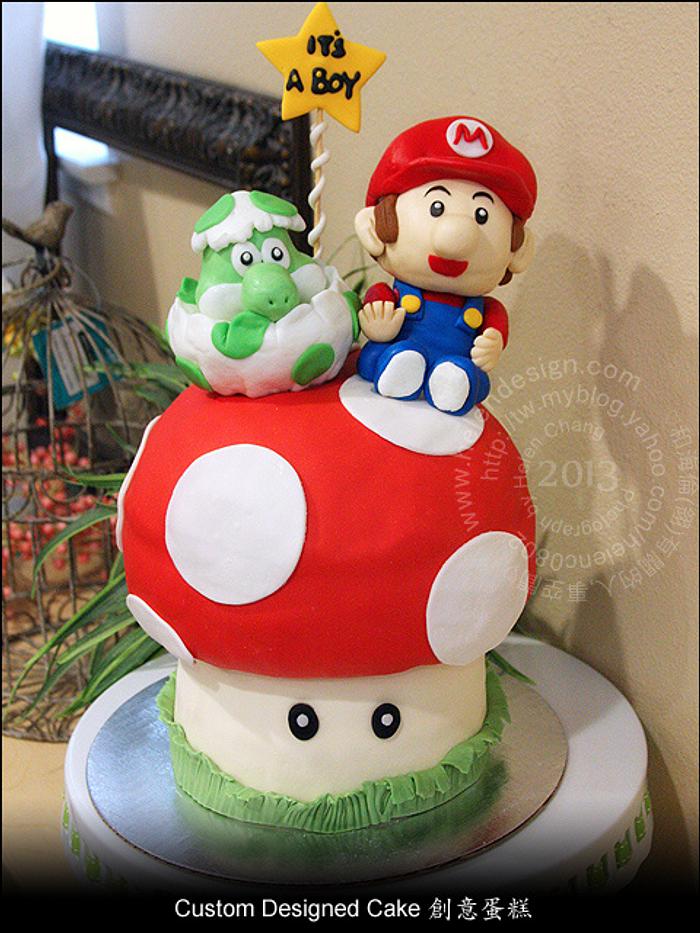 Baby Mario Cake