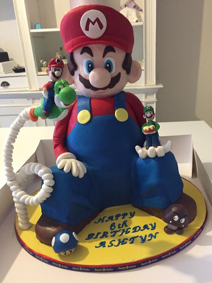 3D Super Mario cake